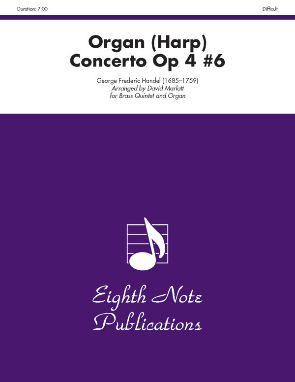 Organ (Harp) Concerto, Op 4 #6 Cover Image