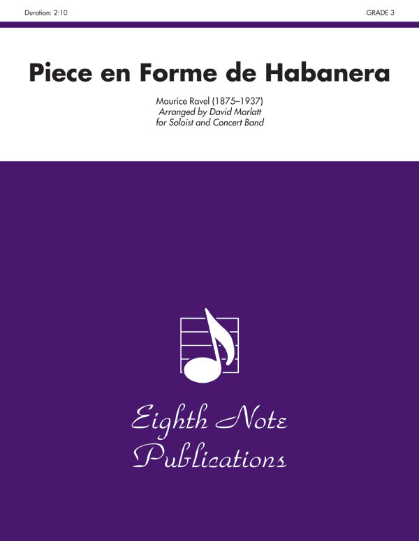 Piece en Forme de Habanera (Soloist and Concert Band): Oboe Sheet Music Preview
