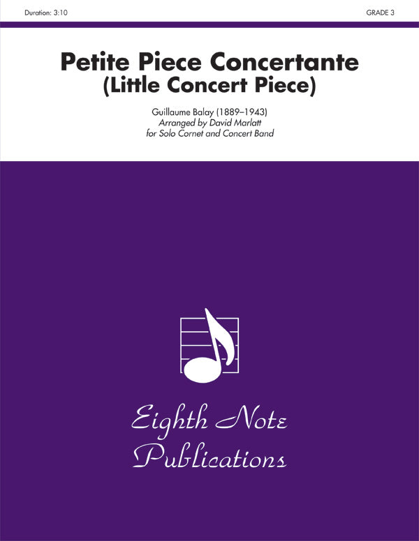 Petite Piece Concertante (Little Concert Piece) (Solo Cornet and Concert Band) Sheet Music Preview