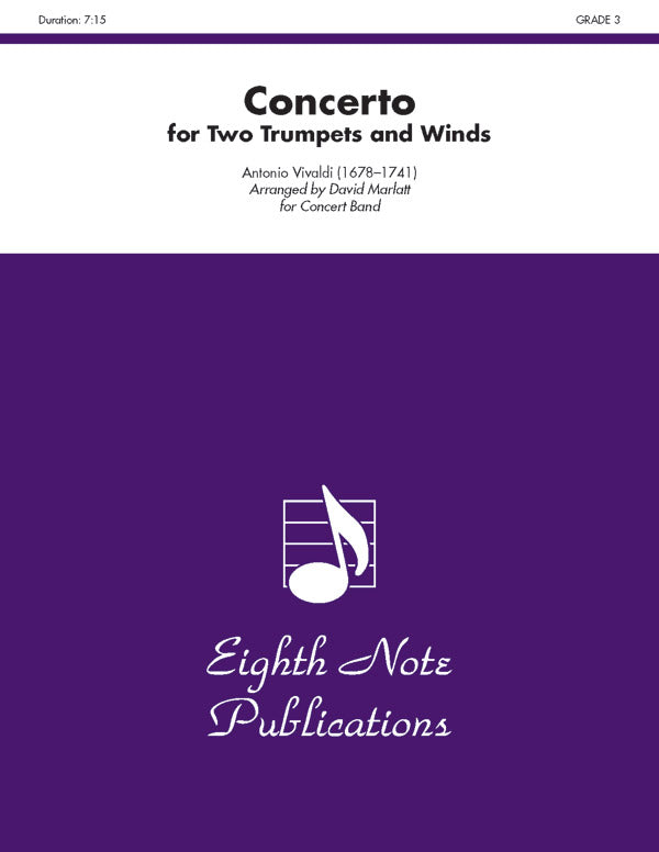Concerto for Two Trumpets and Winds Cover Image