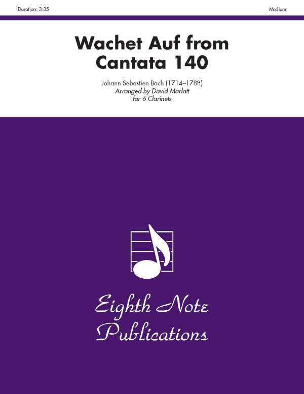 Wachet Auf (from <I>Cantata 140</I>) Cover Image