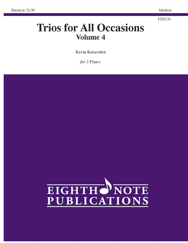 Trios for All Occasions, Volume 4  Cover Image