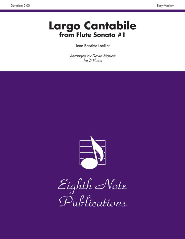 Largo Cantabile (from Flute Sonata #1) Cover Image
