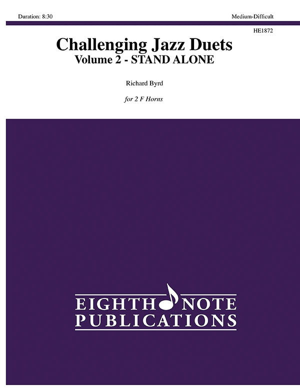 Challenging Jazz Duets, Volume 2 (stand alone version) Cover Image