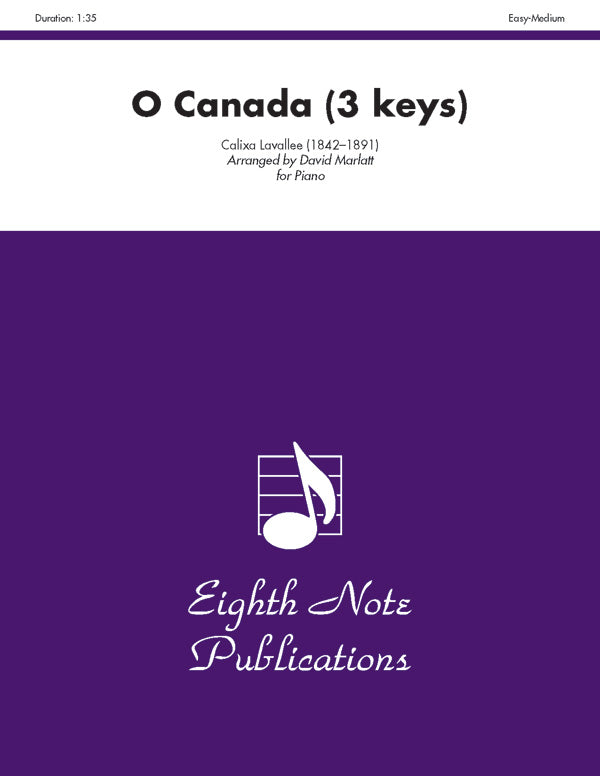 O Canada (3 Keys) Cover Image