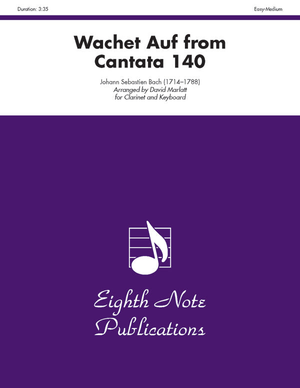Wachet Auf (from<I>Cantata 140</I>) Cover Image
