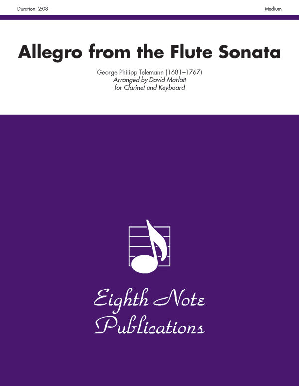 Allegro (from the Flute Sonata) Cover Image