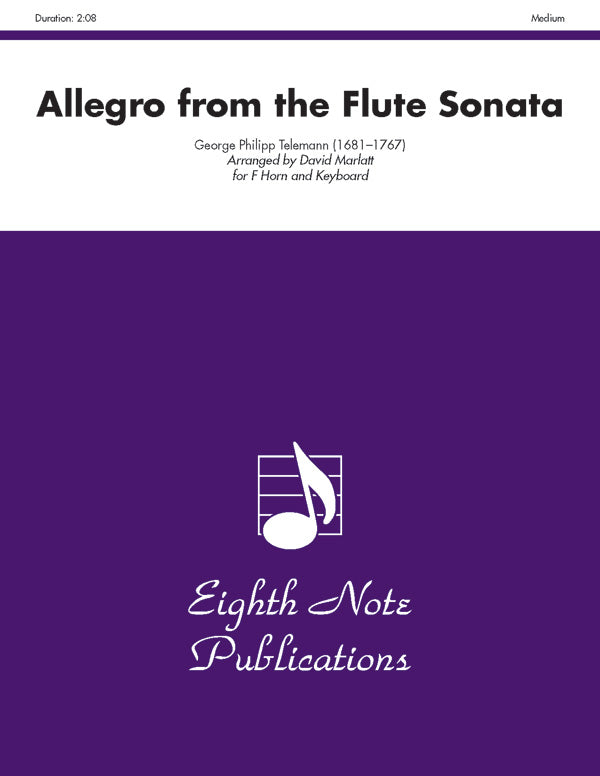 Allegro (from the Flute Sonata) Cover Image