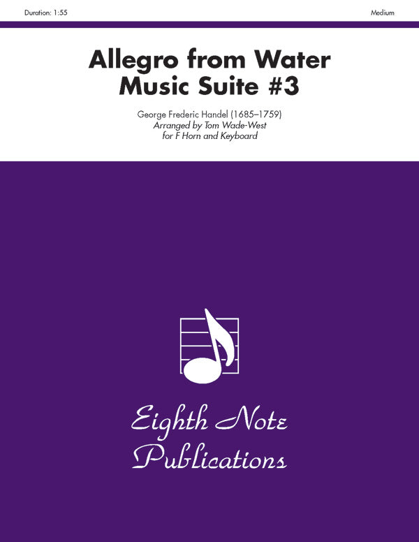 Allegro (from <i>Water Music</i> Suite #3) Cover Image