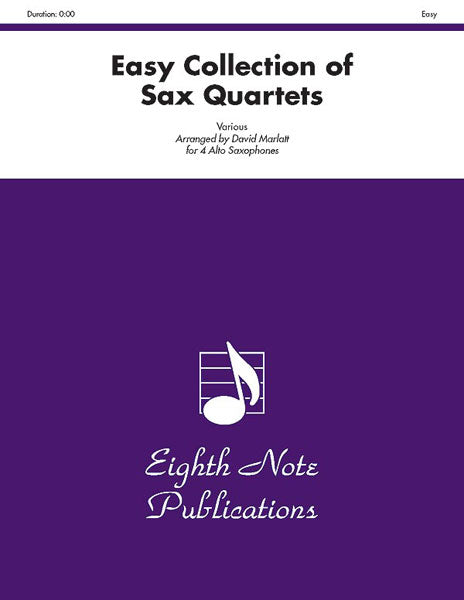 Easy Collection of Sax Quartets Cover Image