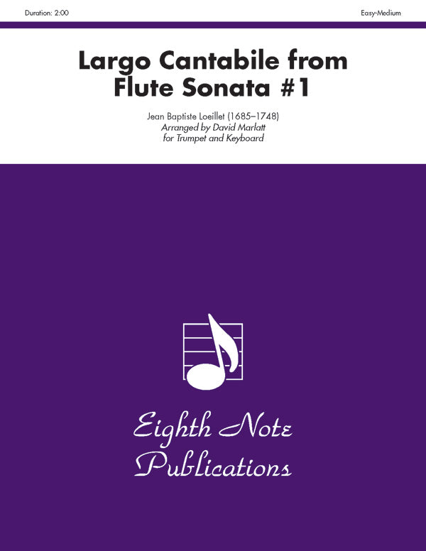 Largo Cantabile (from Flute Sonata #1) Cover Image