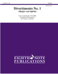 Divertimento No. 1 - Allegro con Spirito Cover Image