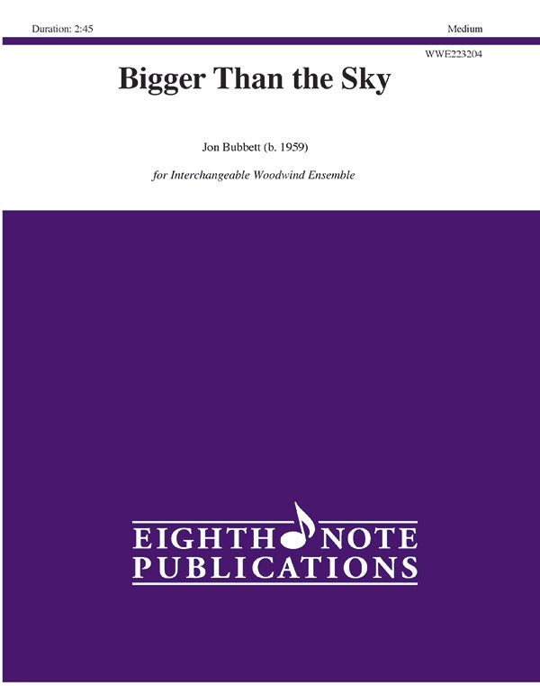 Bigger Than the Sky Cover Image