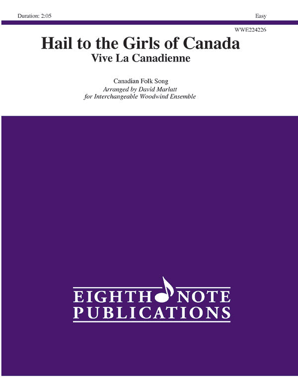 Hail to the Girls of Canada Cover Image