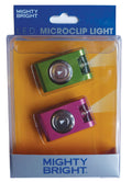 Mighty Bright LED Microclip 2-Pack: Green and Pink Cover Image