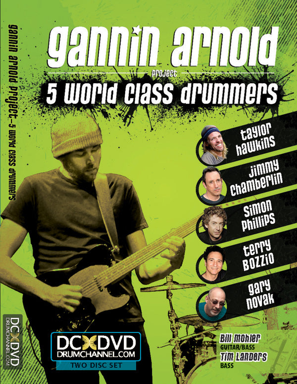 Gannin Arnold: 5 World Class Drummers Cover Image