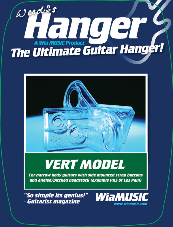 Woodies Guitar Hanger VM02 Vertical Model Cover Image