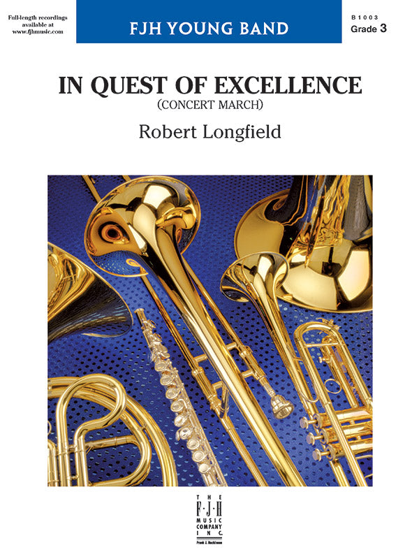 In Quest of Excellence: Trombone 1 Sheet Music Preview