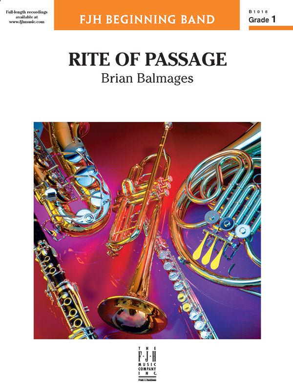 Rite of Passage: Baritone T.C. Sheet Music Preview