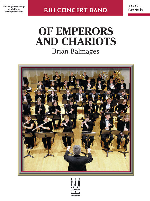 Of Emperors and Chariots: E-flat Alto Saxophone 1 Sheet Music Preview