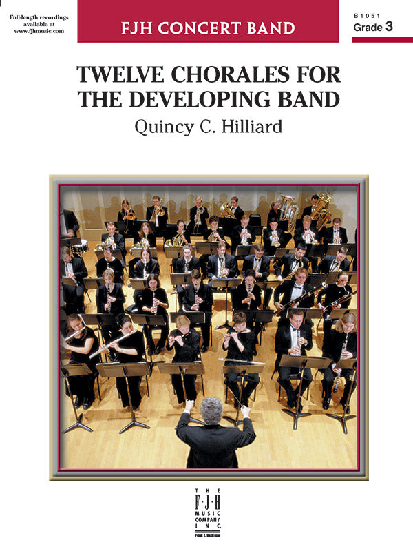 Twelve Chorales for the Developing Band: B-flat Bass Clarinet Sheet Music Preview
