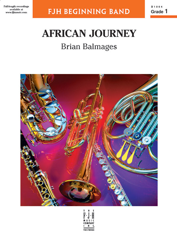 African Journey: B-flat Tenor Saxophone Sheet Music Preview