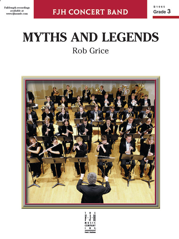 Myths and Legends: E-flat Alto Saxophone 1 Sheet Music Preview