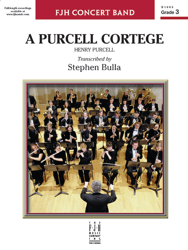 A Purcell Cortege: B-flat Clarinet 3 Sheet Music Preview