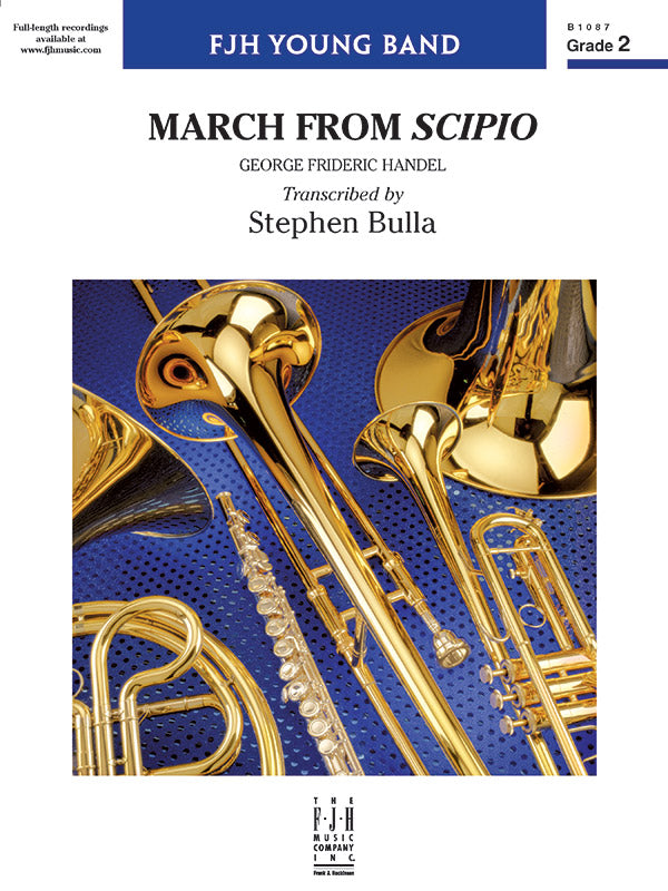 March from Scipio: Trombone Sheet Music Preview