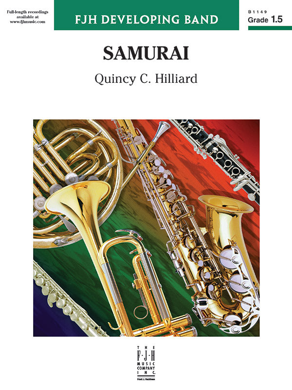 Samurai: B-flat Bass Clarinet Sheet Music Preview
