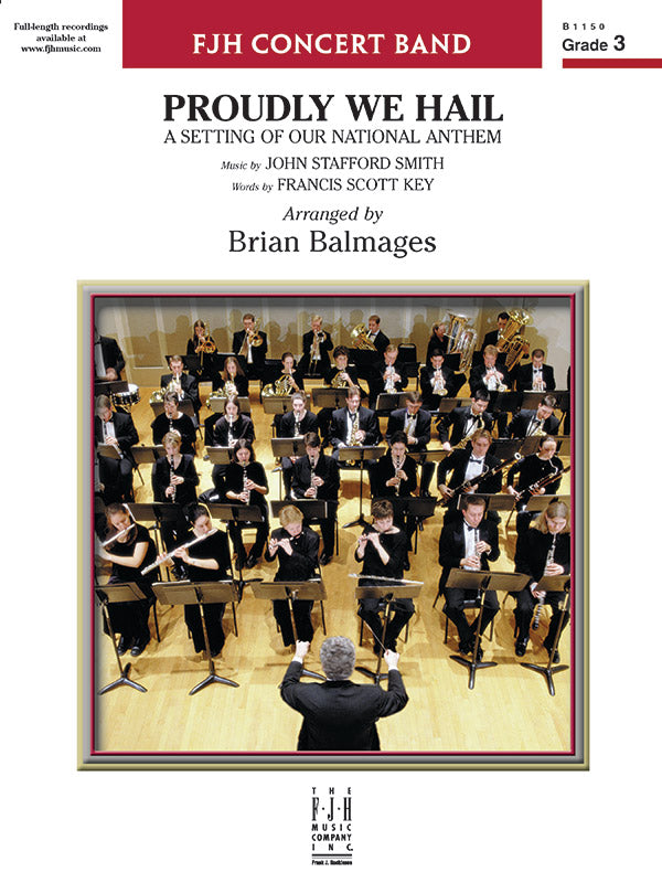 Proudly We Hail (A Setting of Our National Anthem): Trombone 1 Sheet Music Preview