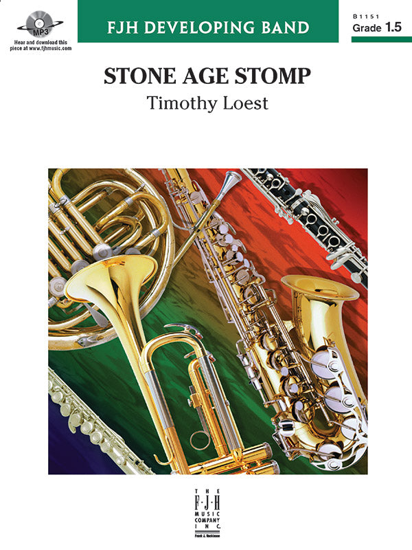 Stone Age Stomp: B-flat Trumpet 2 Sheet Music Preview