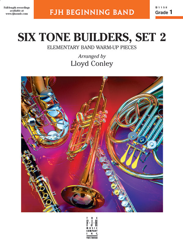 Six Tone Builders, Set 2: E-flat Baritone Saxophone Sheet Music Preview