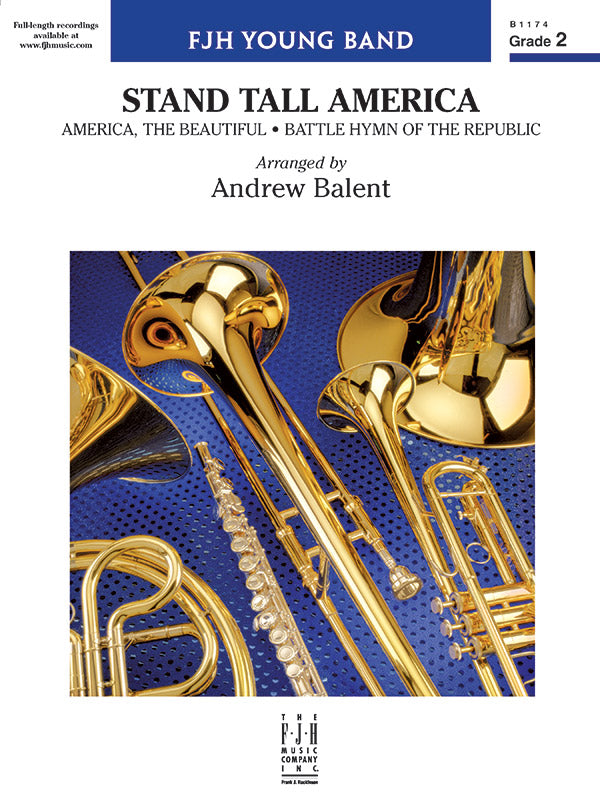 Stand Tall America: B-flat Clarinet 2 Sheet Music Preview