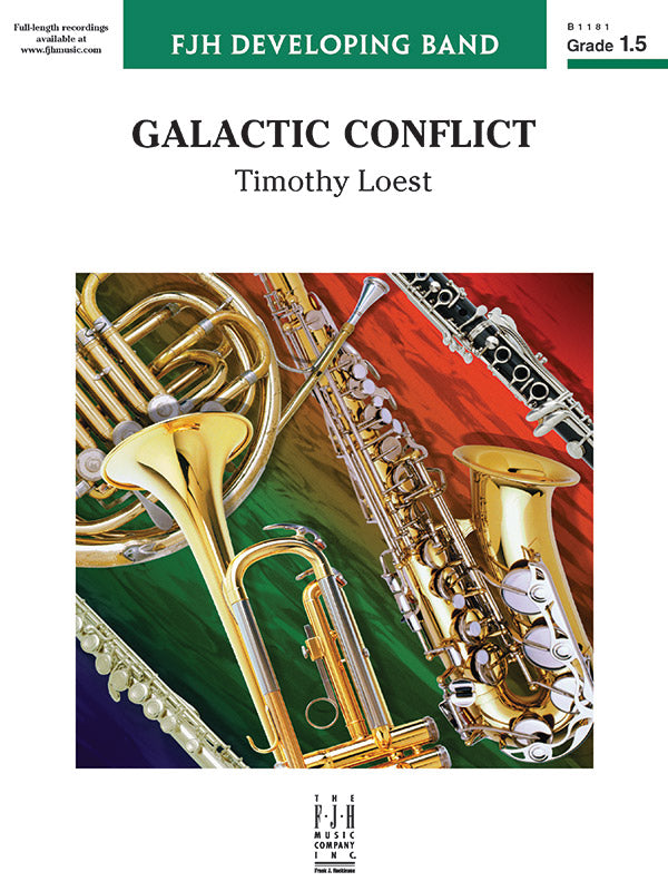 Galactic Conflict: B-flat Trumpet 2 Sheet Music Preview