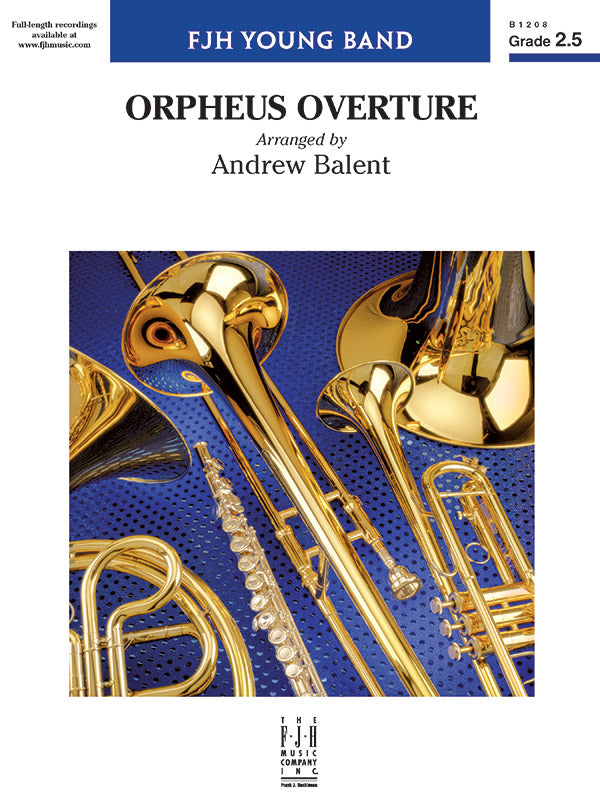 Orpheus Overture: B-flat Trumpet 1 Sheet Music Preview