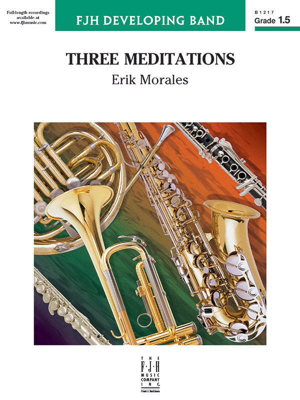 Three Meditations: B-flat Trumpet 1 Sheet Music Preview