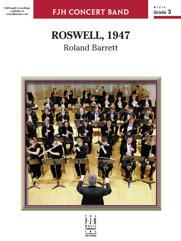 Roswell, 1947: Baritone/Euphonium Sheet Music Preview