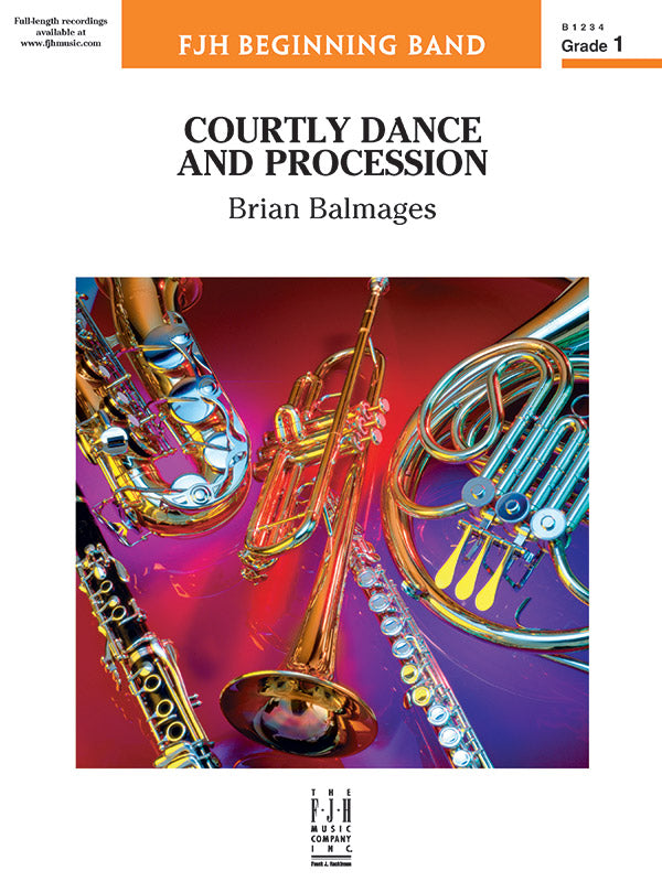 Courtly Dance and Procession: Crash Cymbals / Triangle Sheet Music Preview