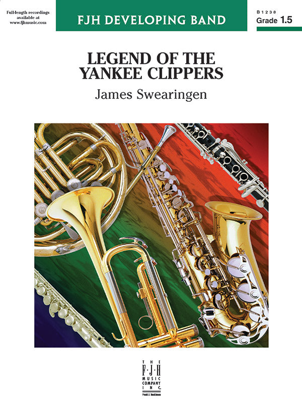 Legend of the Yankee Clippers: Score Sheet Music Preview