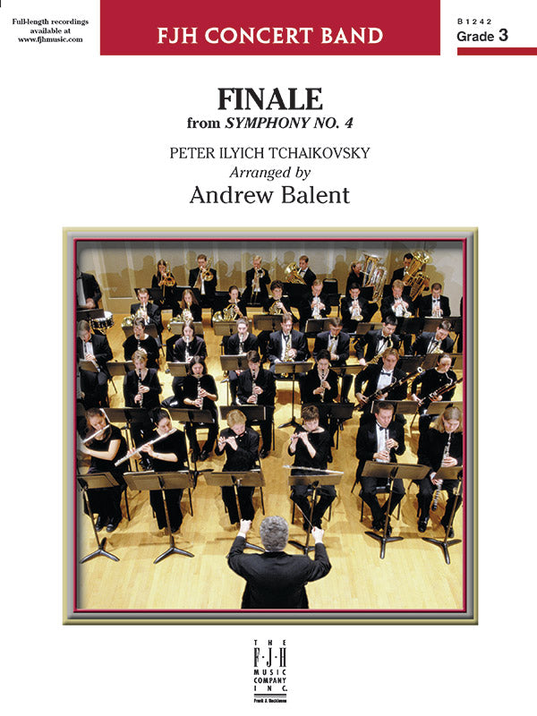Finale from Symphony No. 4: E-flat Alto Saxophone 1 Sheet Music Preview