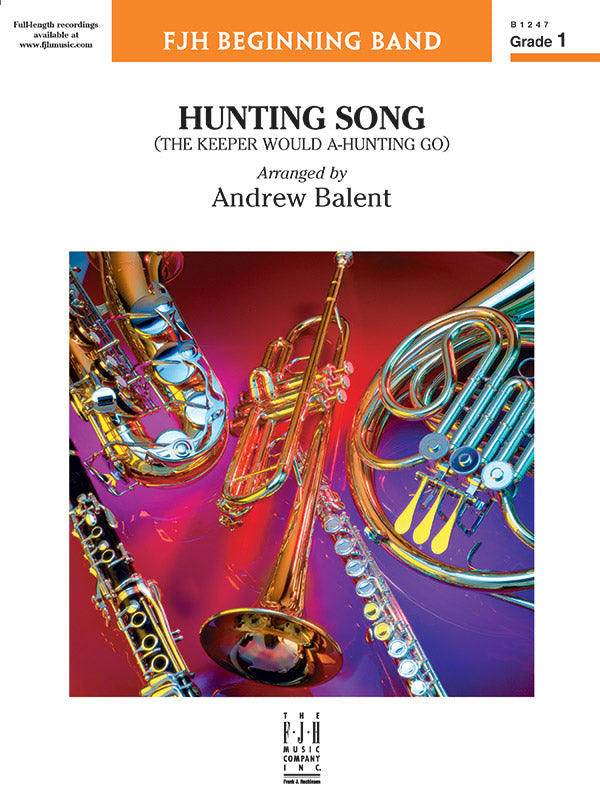 Hunting Song (The Keeper Would A-Hunting Go): B-flat Clarinet 1 Sheet Music Preview