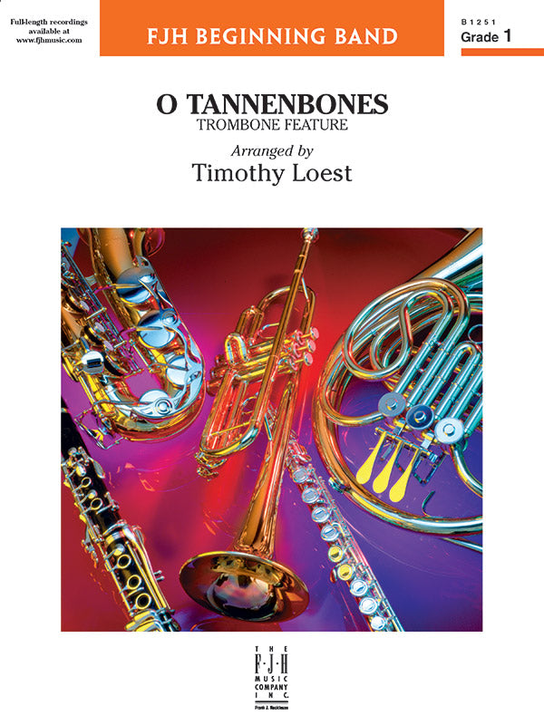 O Tannenbones (Trombone Feature): E-flat Baritone Saxophone Sheet Music Preview