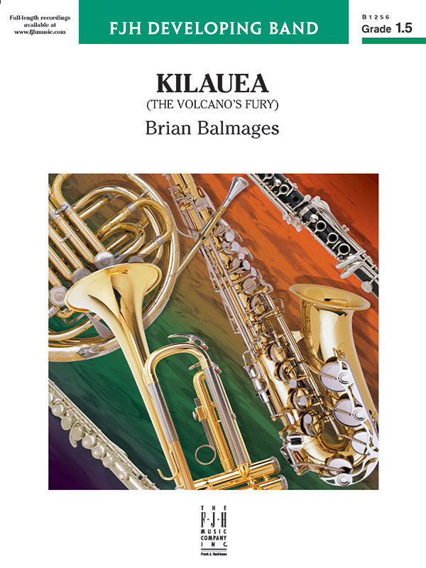 Kilauea (The Volcano's Fury): Baritone/Euphonium Sheet Music Preview