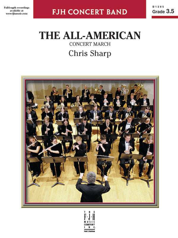 The All-American (Concert March): B-flat Clarinet 3 Sheet Music Preview