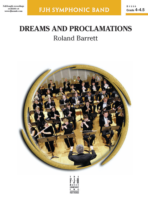 Dreams and Proclamations Sheet Music Preview