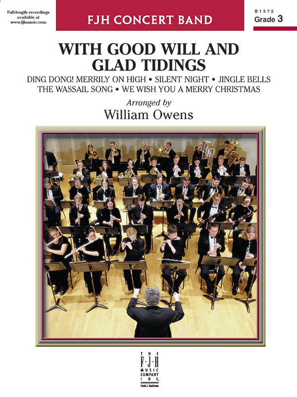 With Good Will and Glad Tidings: Baritone T.C. Sheet Music Preview