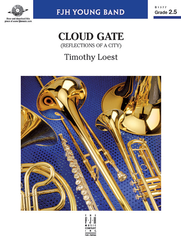 Cloud Gate (Reflections of a City): Percussion 1 Sheet Music Preview