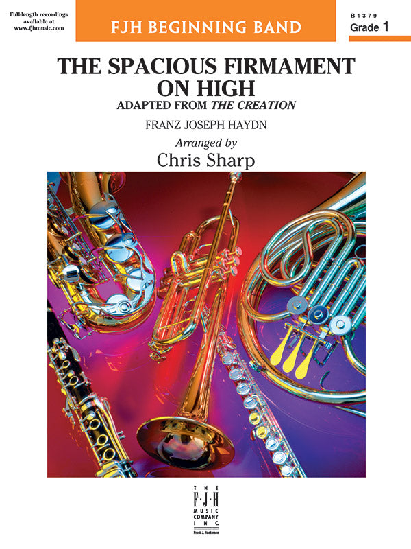 The Spacious Firmament on High (Adapted from The Creation): E-flat Baritone Saxophone Sheet Music Preview