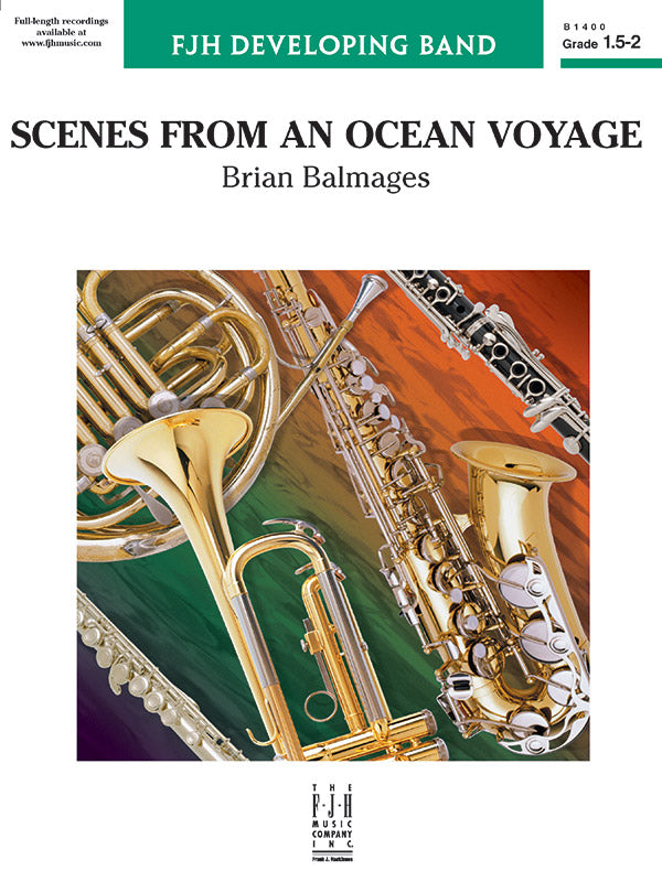 Scenes from an Ocean Voyage: B-flat Tenor Saxophone Sheet Music Preview